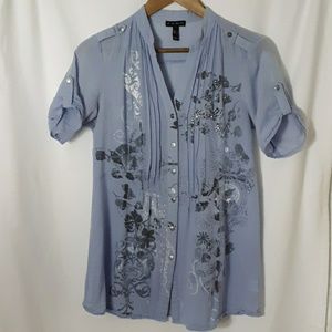 Fang floral print top